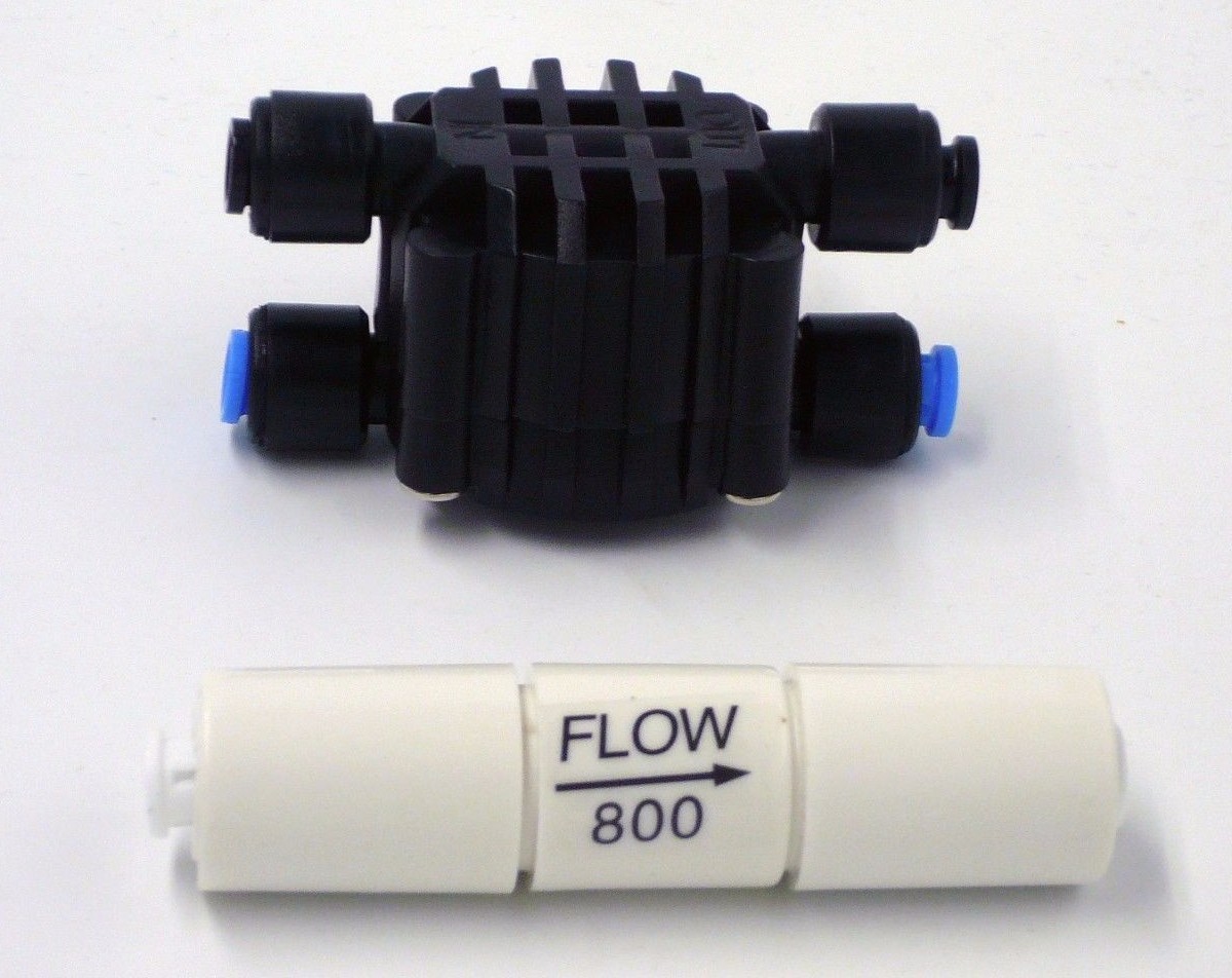 Automatic Shut Off Valve & Flow Restrictor 800 ML for RO Reverse Osmosis System gallery