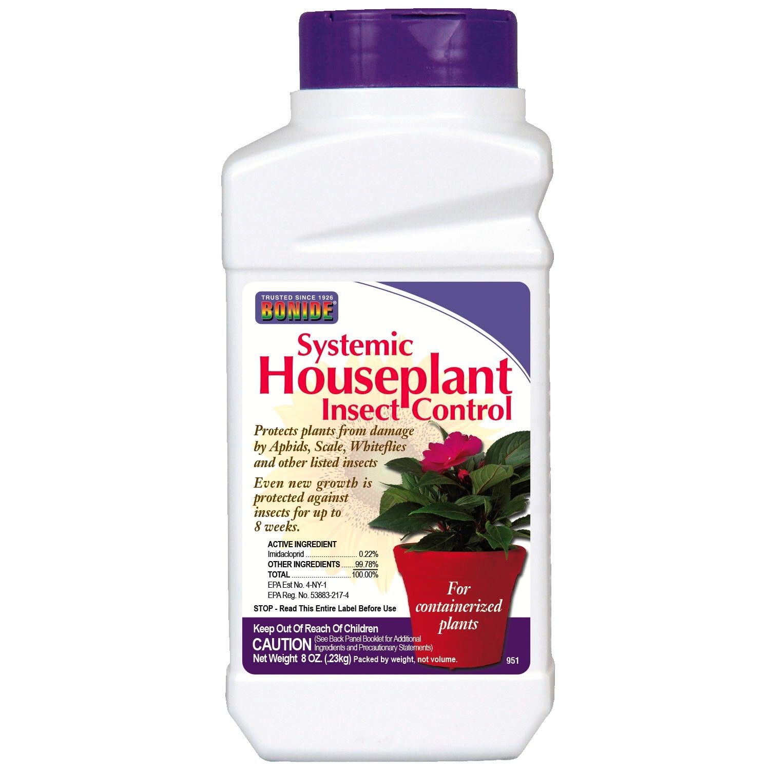 Bonide Systemic Houseplant Insect Control Ready To Use Granules For Indoor 8 oz gallery