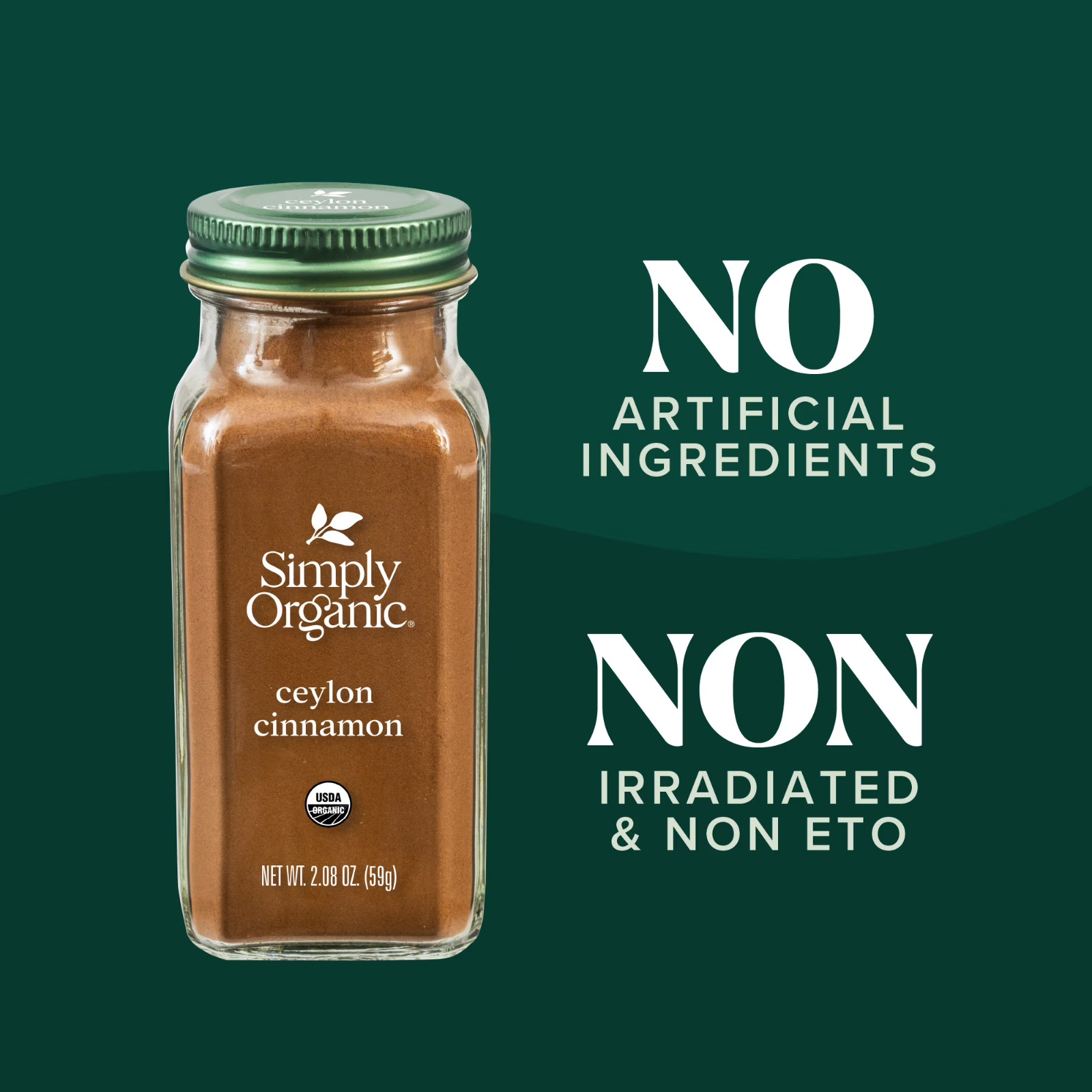 Simply Organic Organic Ground Ceylon Cinnamon, GMO Free 2.08 oz Bottle, 3 Pack gallery