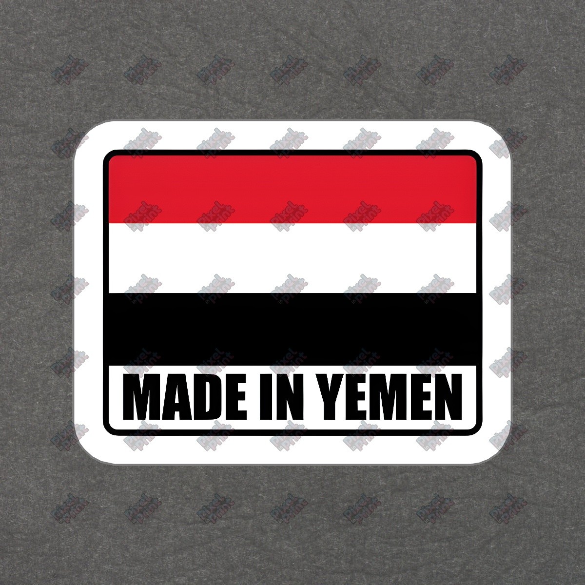 Made in Yemen Vinyl Sticker Durable Decal for Home, Laptop, and More #260488 gallery