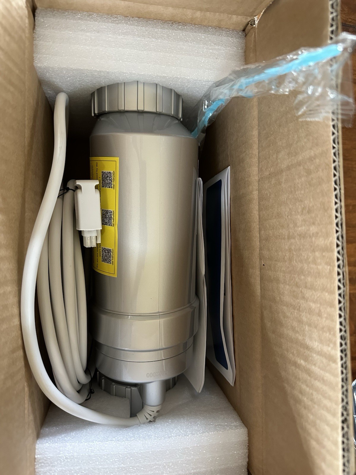 Salt Chlorination Cell Gray/White Replacement - up to 40,000 gal for pool gallery