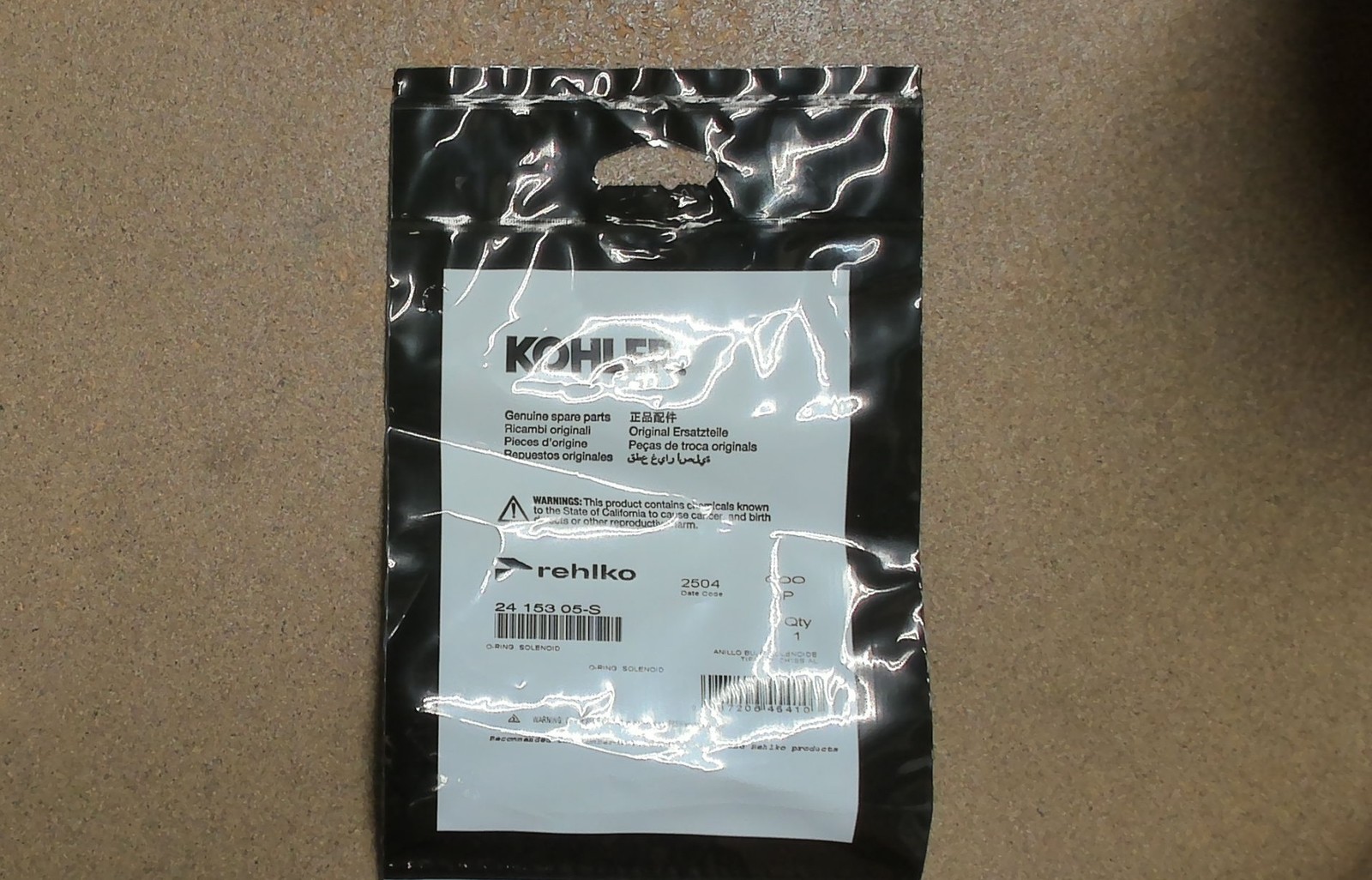 24 153 05-S Kohler O-ring Solenoid gallery