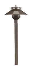 FX Luminaire Fixture PL-LED20W-12R-BZ Path Light Aluminum Housing Bronze Finish