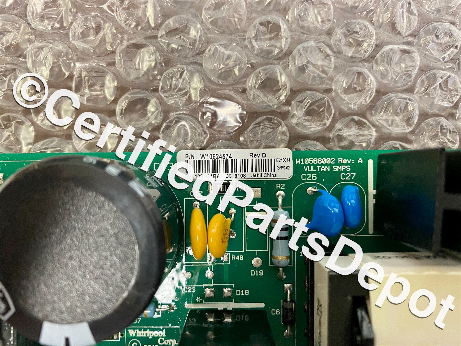 New OEM Whirlpool Refrigerator Power Control Board WPW10624574 / W10624574 gallery