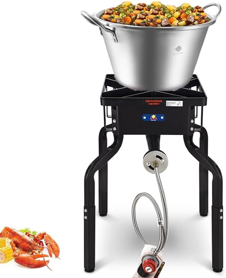 ARC 200,000BTU Propane Burner Removable Legs With 41 QT CAZO gallery