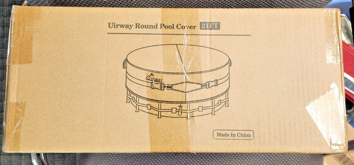Pool Cover 21FT Round Heavy Duty Solar UV Protection Windproof UIRWAY 500D 2026 gallery