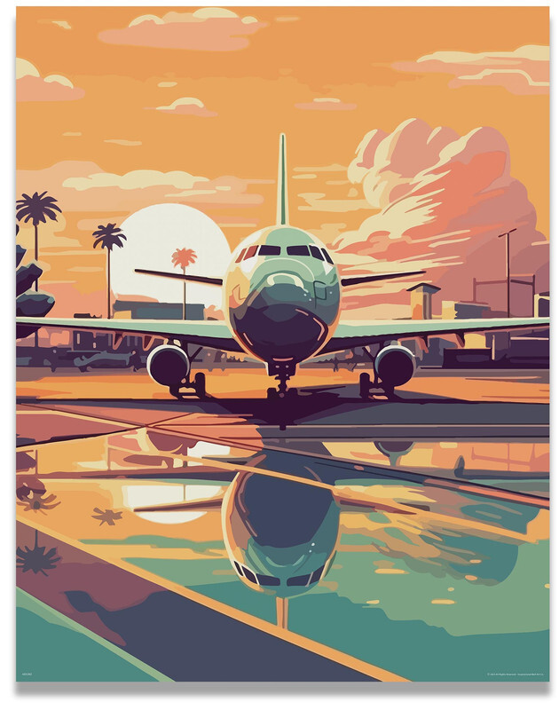 Airplane Pilot Poster Wall Decor Art Prints 11x14 Inches Unframed gallery