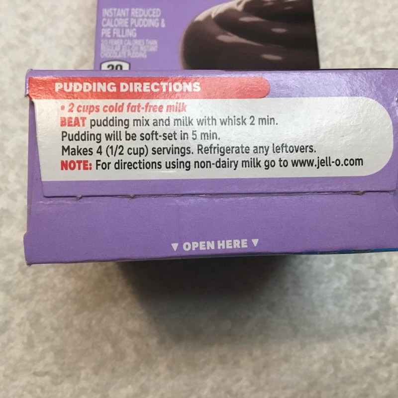 4 Boxes Jello Zero Sugar Chocolate Instant Pudding 1.4 oz Exp. Dec. 2027 gallery