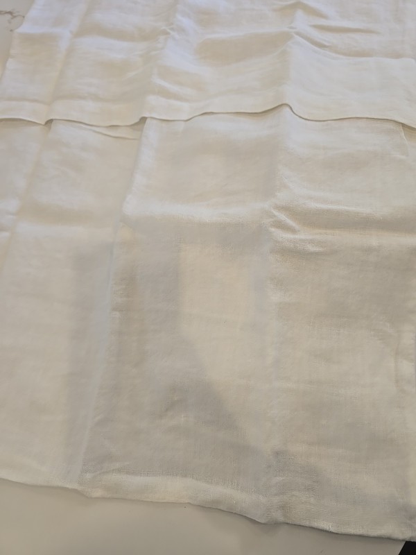 Restoration Hardware Framed Linen Standard SHAMS white X2 gallery