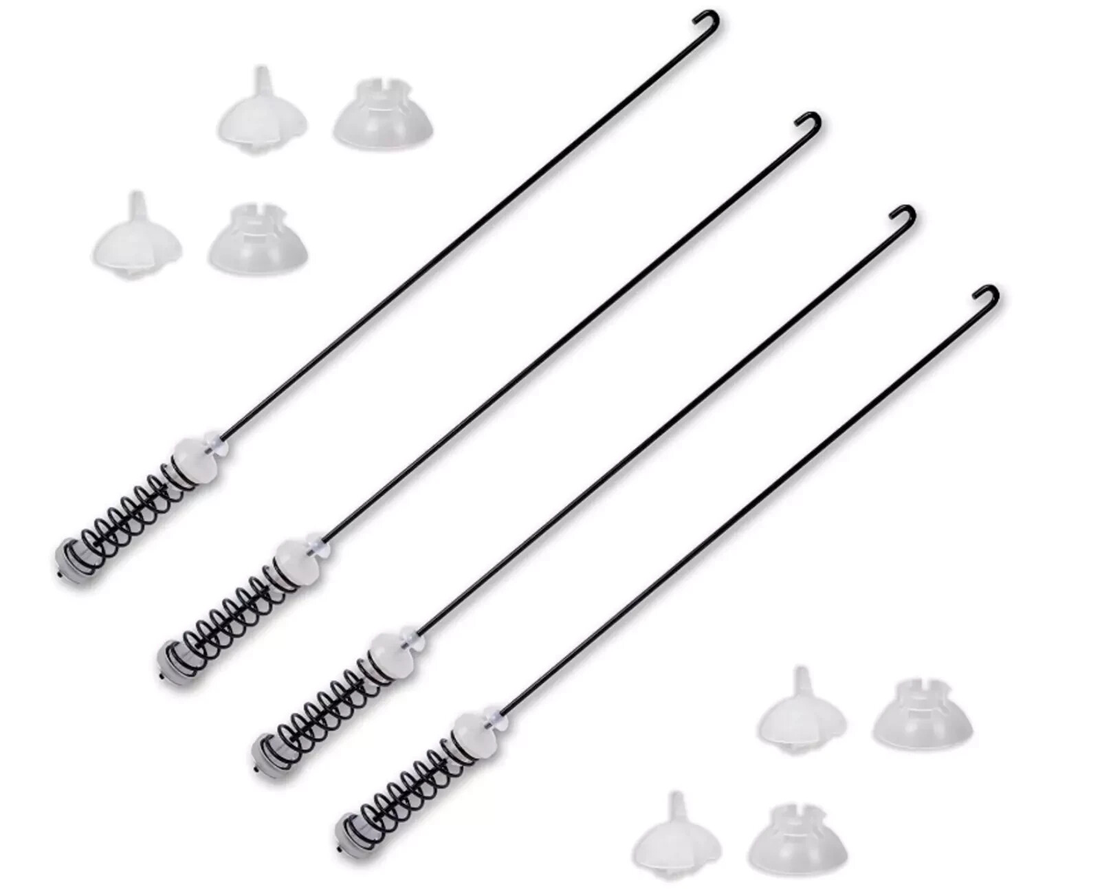 4Pcs Washer Suspension Rod Kit For Whirlpool WTW4800BQ0 WTW4800BQ1 WET4027HW0 gallery