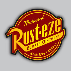 Rust-eze Vinyl Sticker/Decal – Cartoon Cars – Lightning McQueen – Mater – Sally