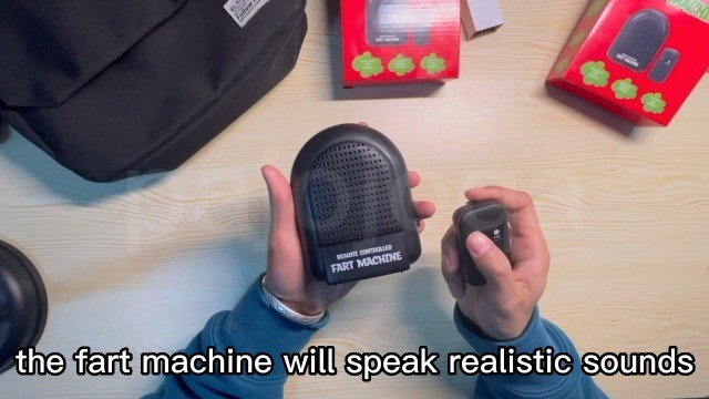 Remote-Controlled Fart Machine - Pocket-Sized Prank Toy for April Fools' Day, Fu gallery