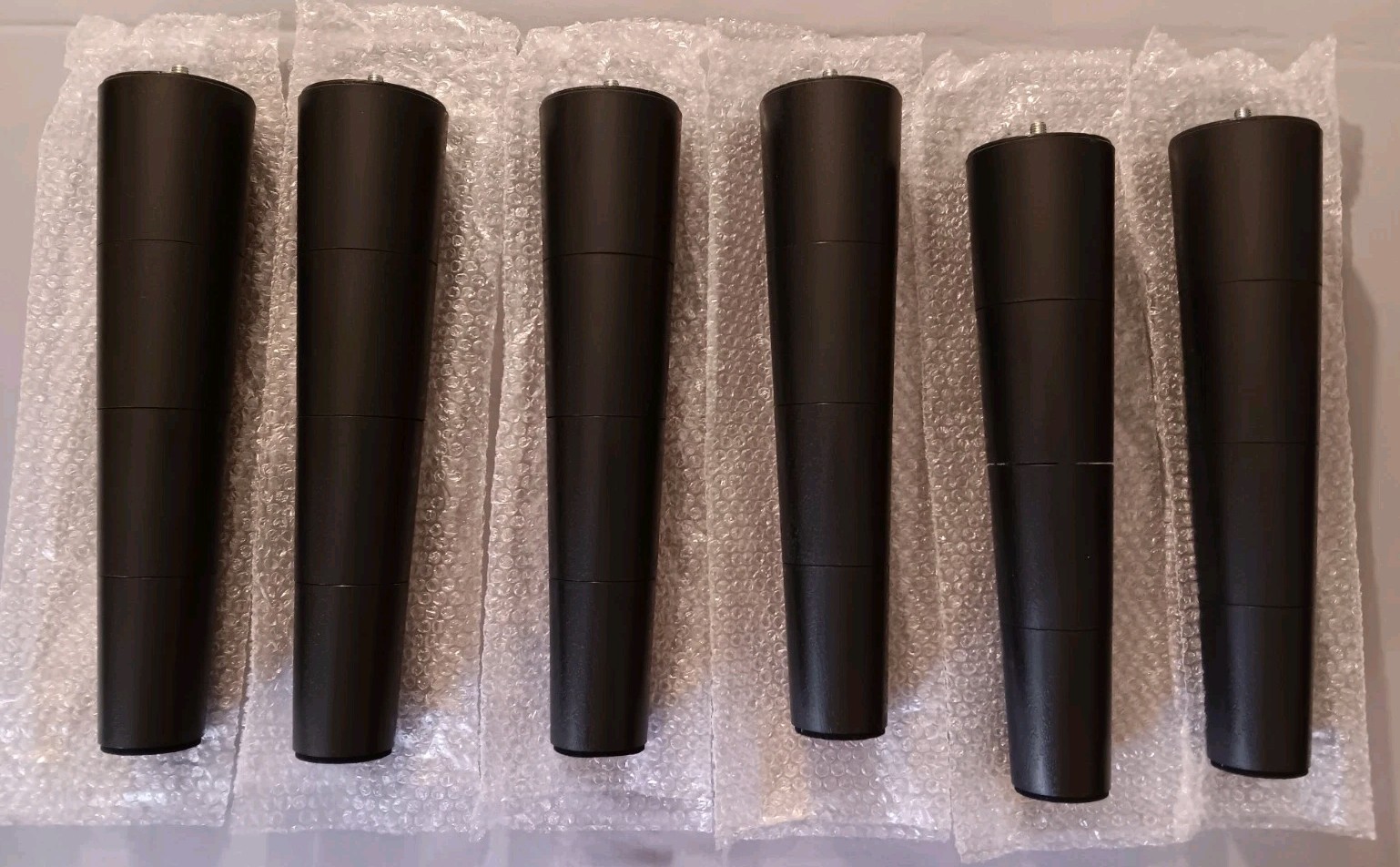 6 Plastic Adjustable Bed Legs~ 12" Long with 3" Sections gallery