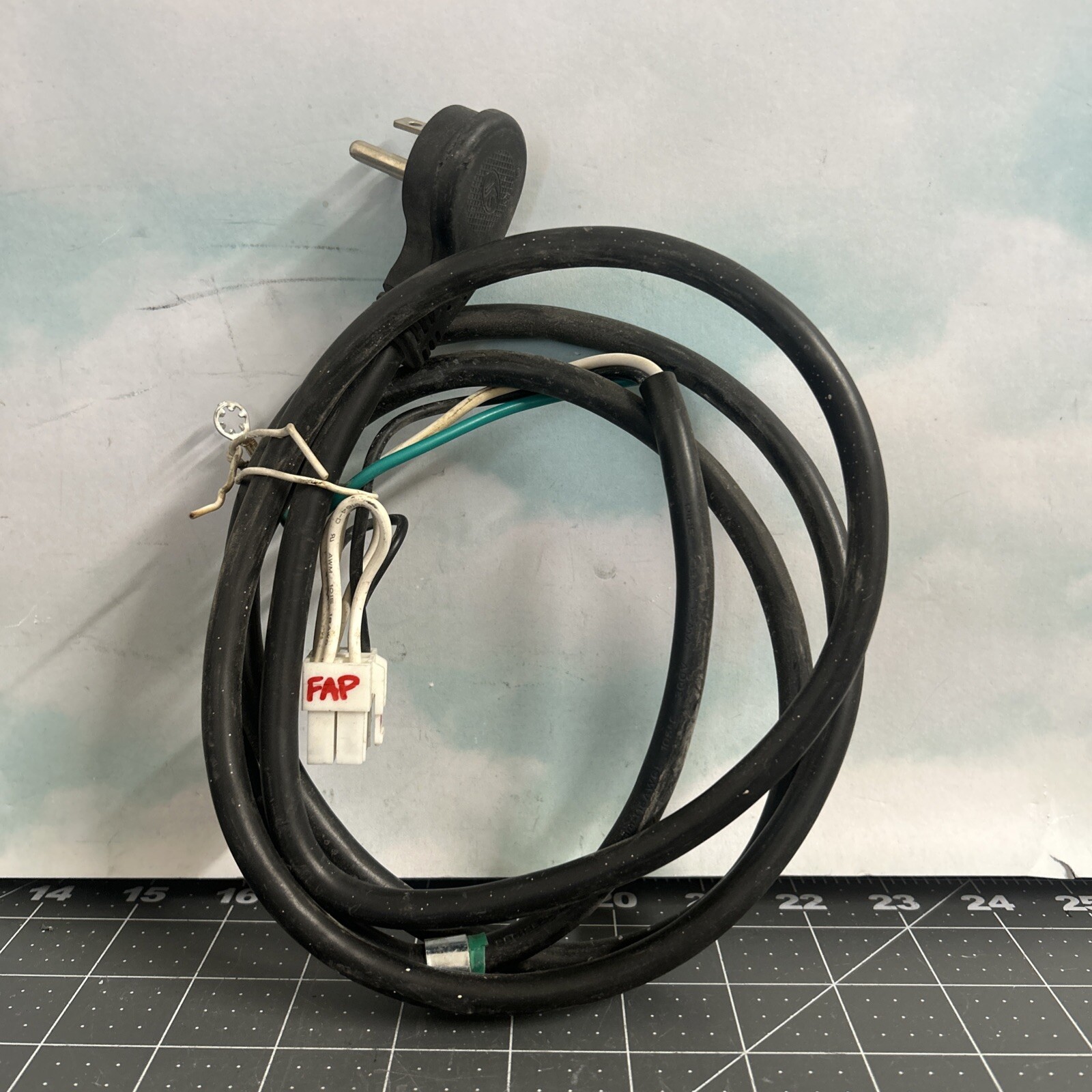 F2 Genuine OEM GE Refridgerator Power Cord PART# WR23X10744 FREE SHIPPING gallery