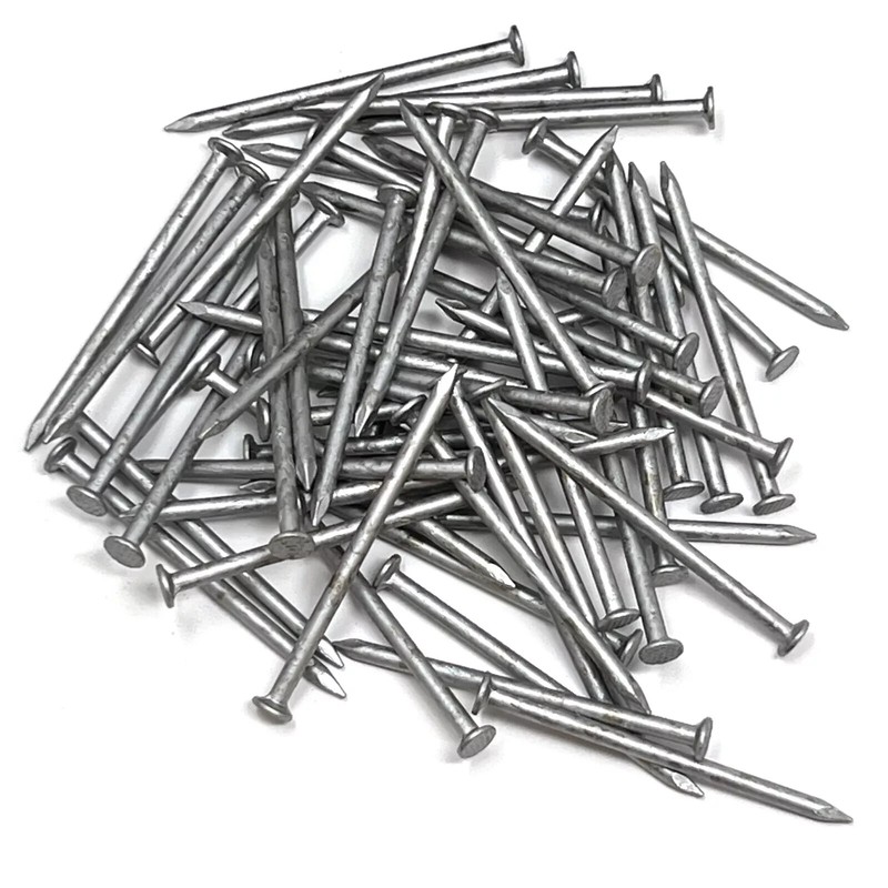 Huttig Grip 8d Framing Common Nail 2-1/2 in HGN8OGC1 Galvanized 1 lb 104 Nails gallery