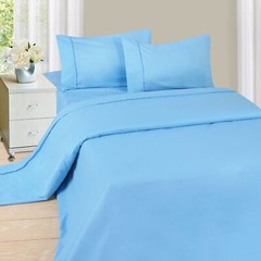 Lavish Home Brushed Microfiber Sheet Set 3 pcs Twin Extra Long Blue