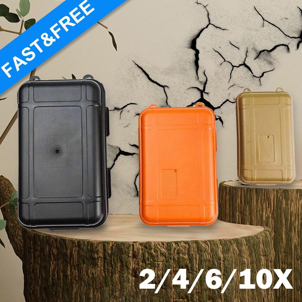 2/4/6/10pcs Plastic Sealed Storage Box Waterproof Case Moisture-proof Dust-proof gallery