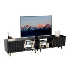 79″ LED TV Stand Cabinet Entertainment Center Media Console For Up To 90″ TV