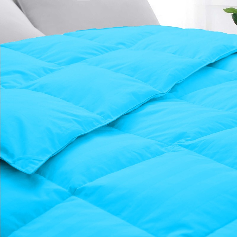 Aqua Blue Stripes Down Alternative Comforter OR Sets 1000 TC Egyptian Cotton gallery