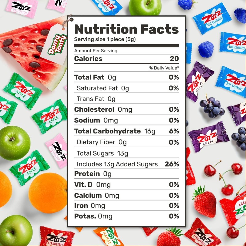 Zotz Candy 2LB | Assorted Sour Hard Candy with Fizzy Center | Christmas Sale! gallery