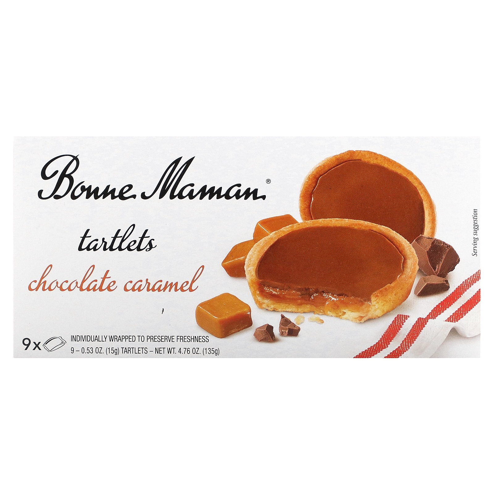 Tartlets, Chocolate Caramel, 9 Tartlets, 0.53 oz (15 g) Each gallery