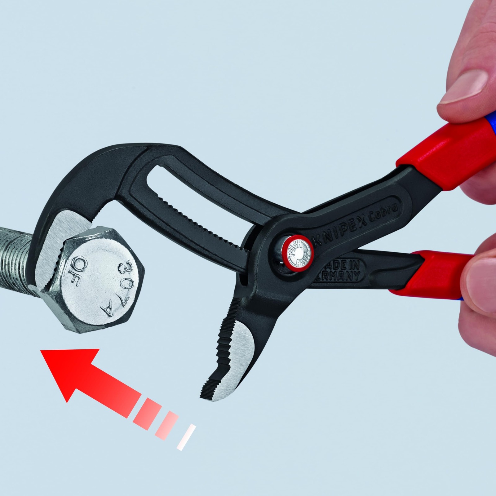 KNIPEX 8722250 SBA Tools - Cobra Quick Set Pump Pliers, Multi-Component gallery