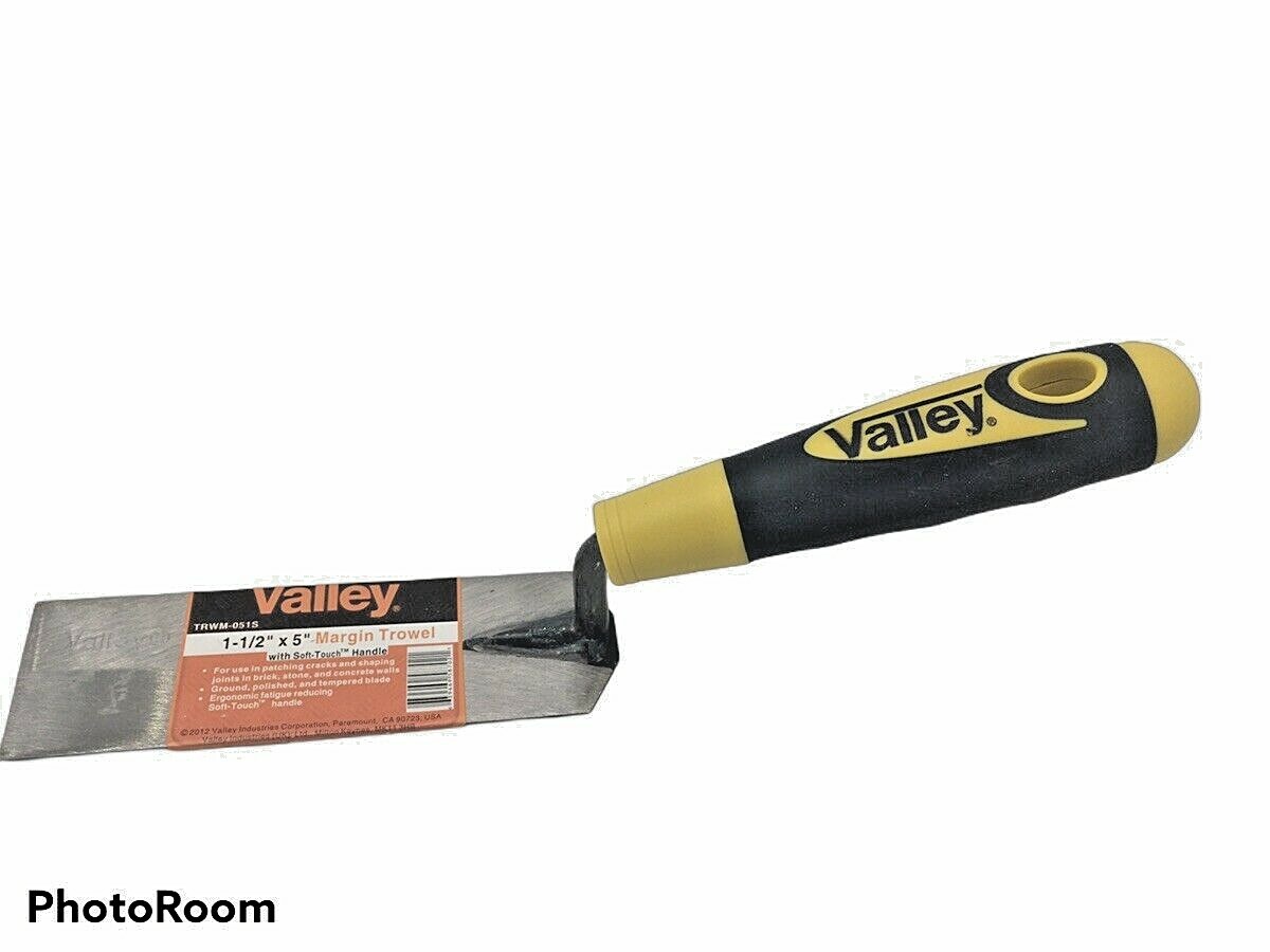 1-1/2” X 5” Margin Trowel Soft-Touch Plastic Handle gallery