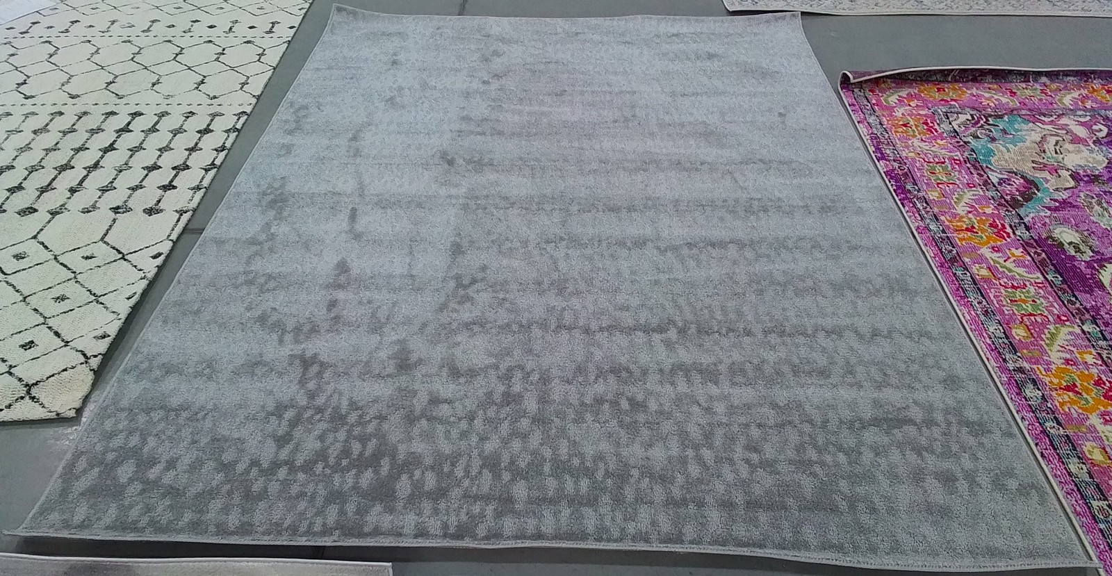 GREY 6'-7" x 9'-0" Back Stain Rug, Reduced Price 1172791427 PNS408F-7 gallery