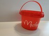 Michaels Mini Bucket With Handle & Lid 10.1 Fl Oz / 300 mL HTF gallery