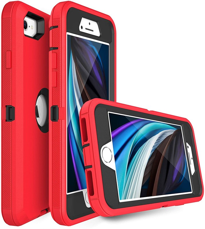 For Apple iPhone 6 7 8 Plus SE 2nd 3rd Shockproof Case Cover + Screen Protector gallery