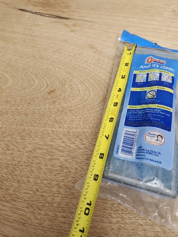 Quickie Sponge Mop #0472 Refill Replacement Blue NIP gallery