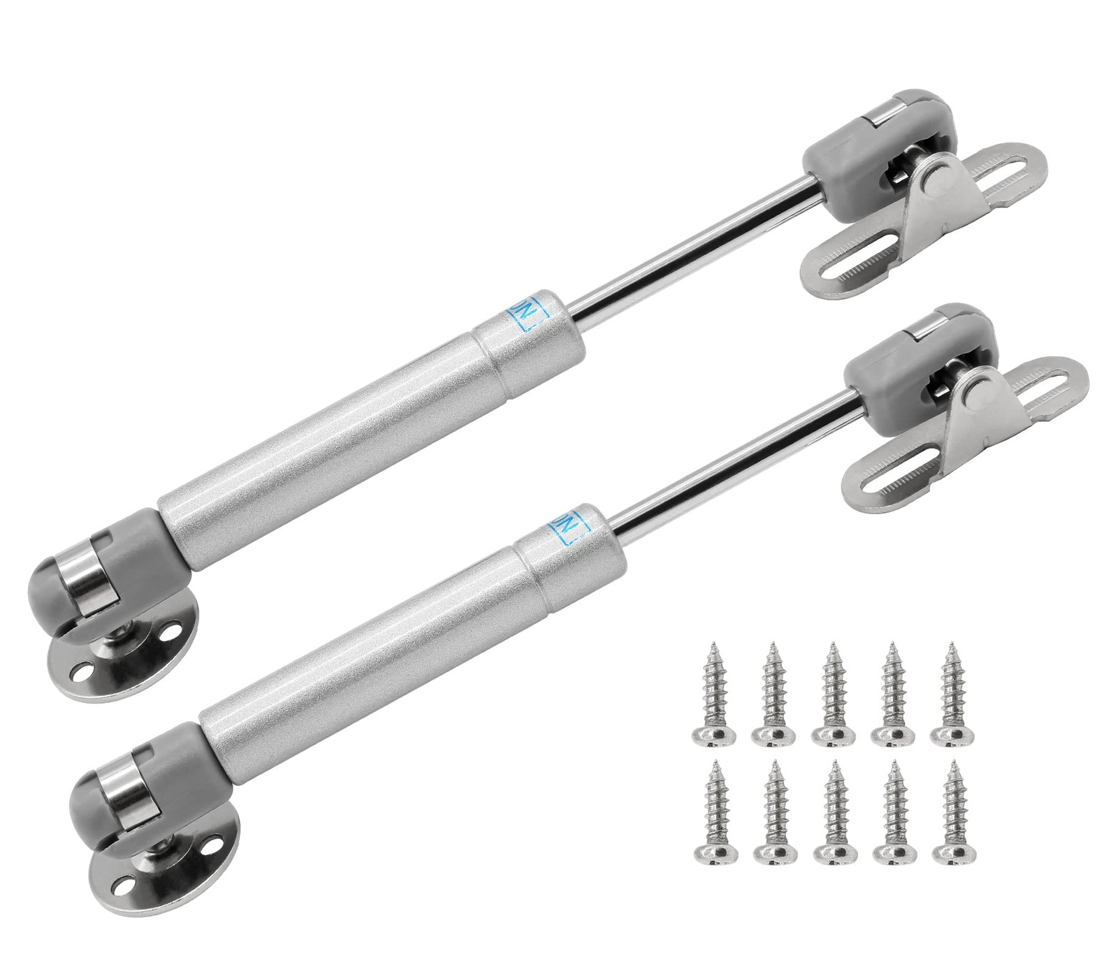 2Pcs 50N/ 10lb Gas Struts, 6 Inch Length Safety Lift Support Cabinet Hinge Ga... gallery