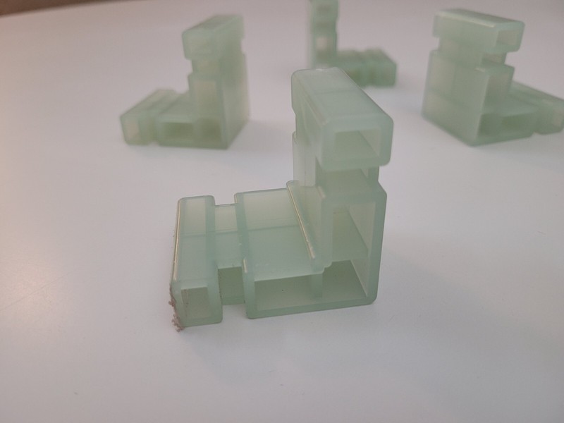 Plastic CUBITEC Replacement Storage Parts connector JOINTS Green Clear White gallery