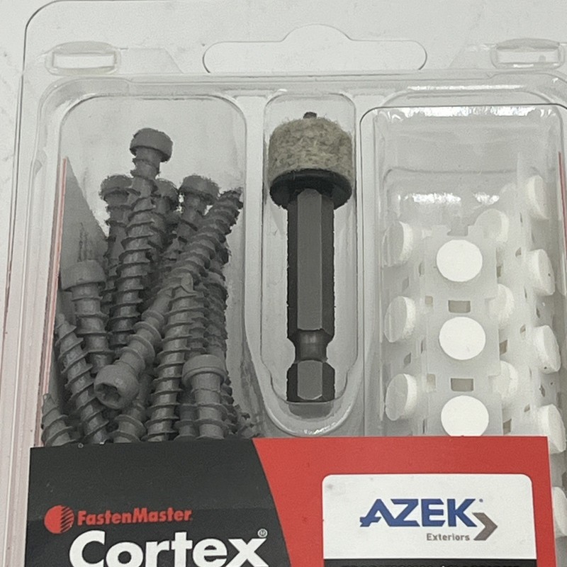 NEW!! FastenMaster Cortex Hidden Fastening System AZEK Trim 2" Screws Plugs 50LF gallery