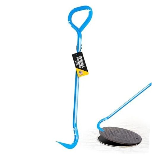 T&T Tools Top Popper Manhole Hook – Heat 36-Inch Alloy Steel Rotated Handle gallery