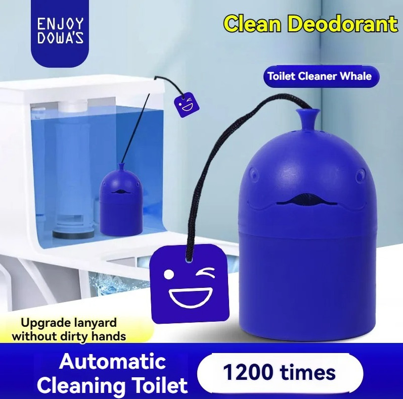 1pc Blue Whale Automatic Toilet Cleaner 150G Slow Release Fresh Gel - NEW gallery