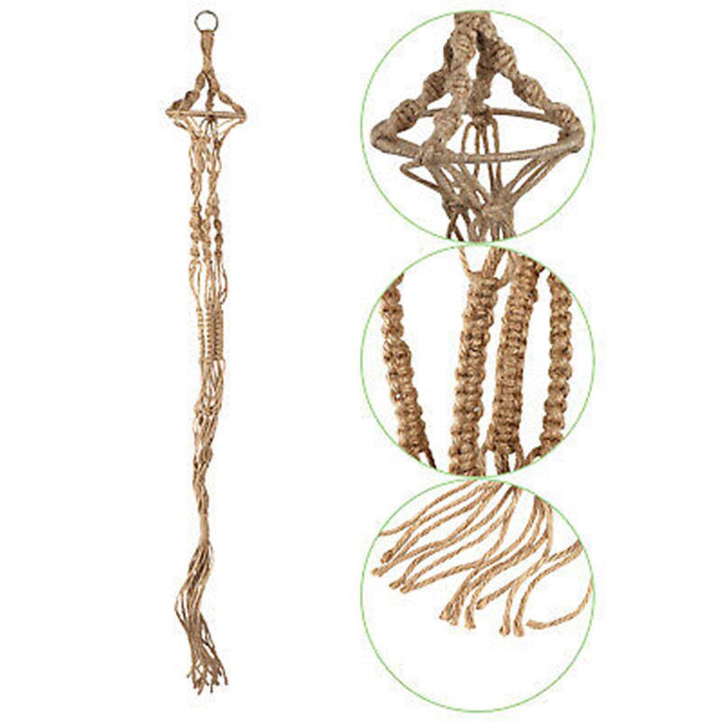 Handmade Flower Pot Hanging Baskets Macrame Plant Hanger Flowerpot Holder Net gallery