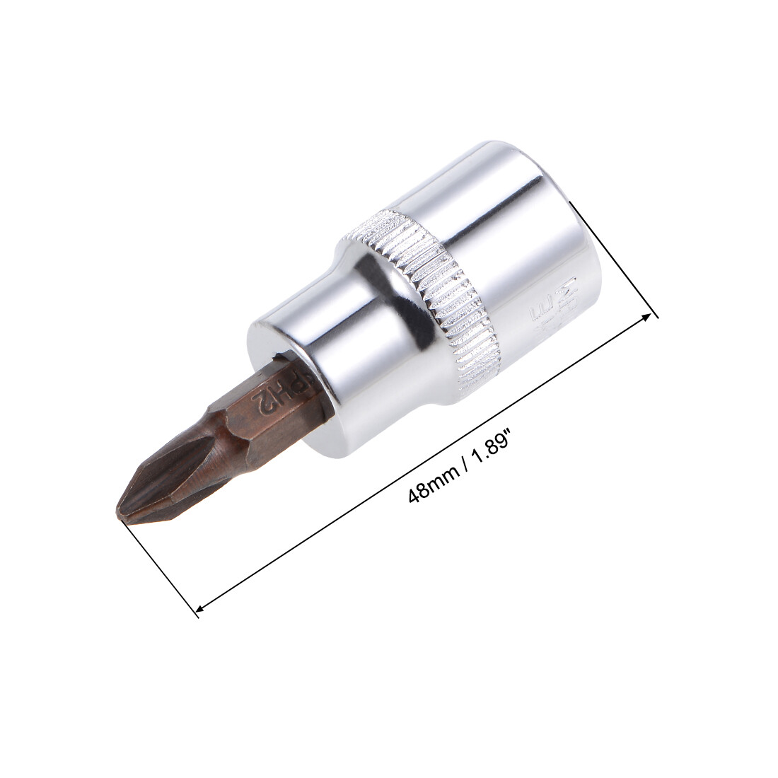3 Pcs Phillips Bit Socket 3/8" Drive x PH2 S2 and Cr-V Steel gallery