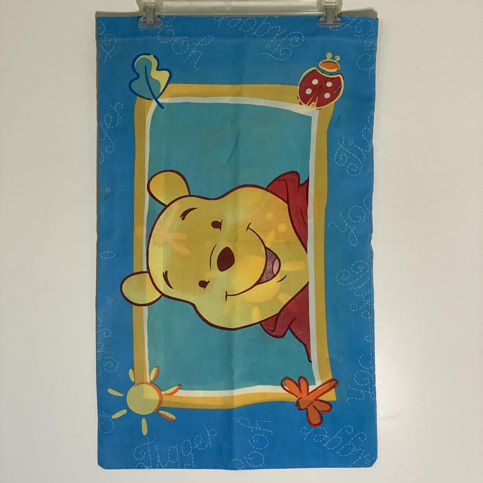 Disney Winnie The Pooh Pillowcase Standard 20x26 Blue Kids Bedding USA Decor gallery