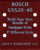Build Your Own Bundle BOSCH GSS20-40 1/4 Sheet No-Slip Sandpaper 17 Grits gallery