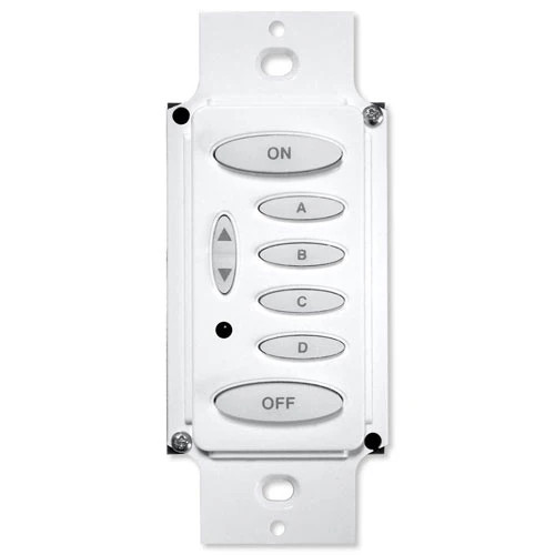 PCS PulseWorx UPB Wall Controller, Load Relay, 8A, 6 Button, White (KPLR-6-W) gallery