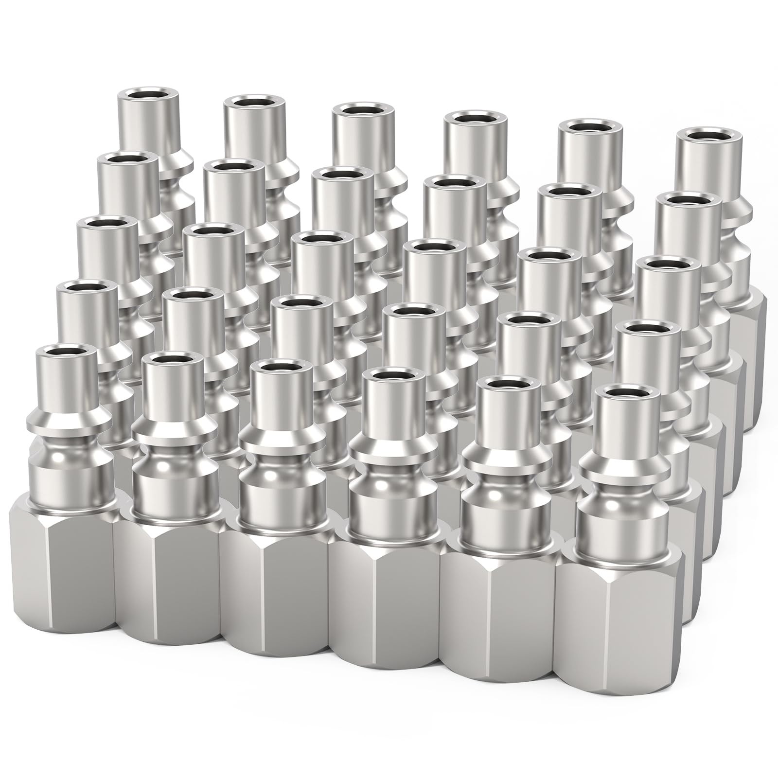 A-Style(ARO) Plug, 1/4" NPT Female Pneumatic Plugs, Compressor Fittings(30-PACK) gallery