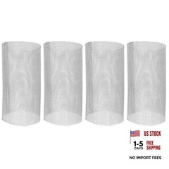 40 Mesh in-Line Strainer Replacement, 2 Pair Stainless Steel Filter Screen
