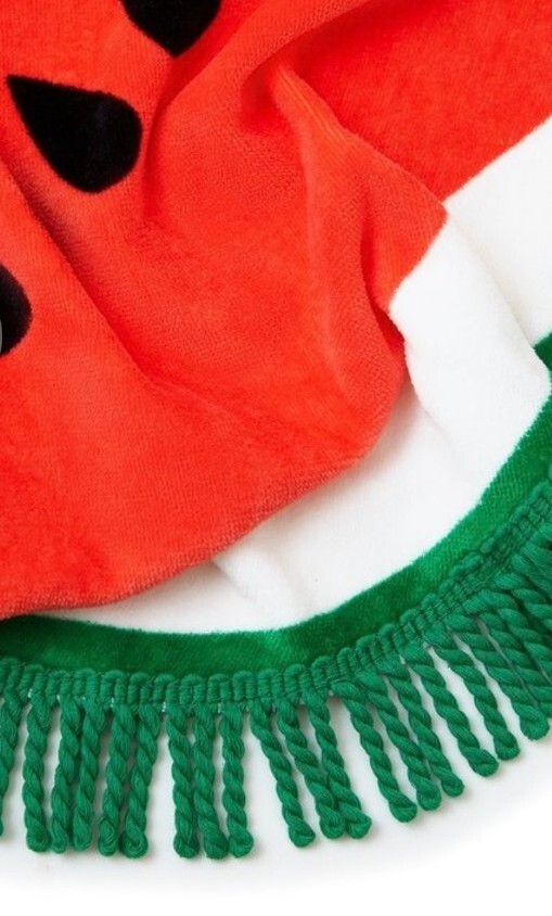 New Giant Circle Bando Watermelon Beach Towel 60in gallery