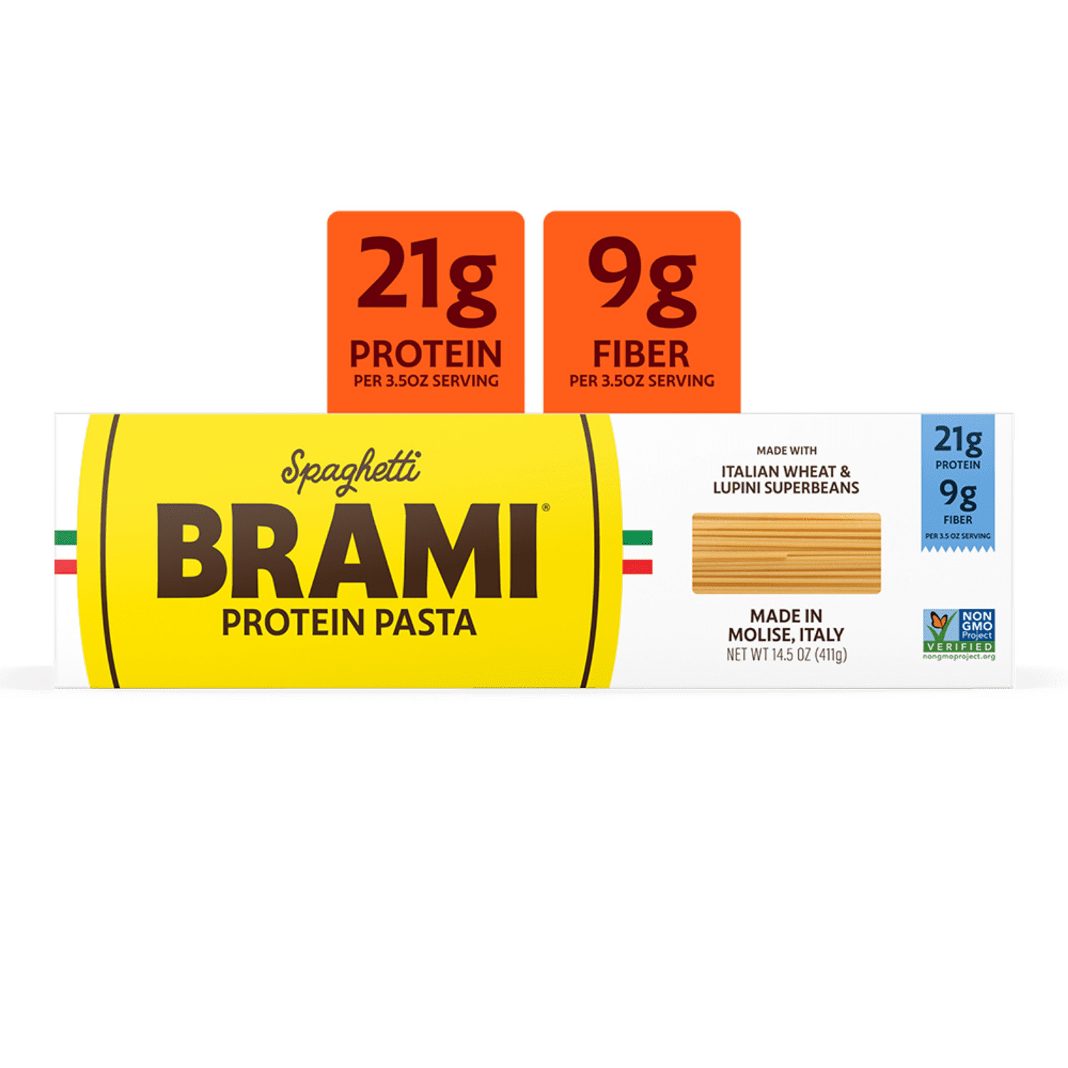 Spaghetti High Protein Pasta, 21g Protein, High Fiber, 12 oz Box, 3 Pack gallery