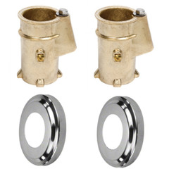Anchor & Escutcheon Pool Rail Set – Two Pack