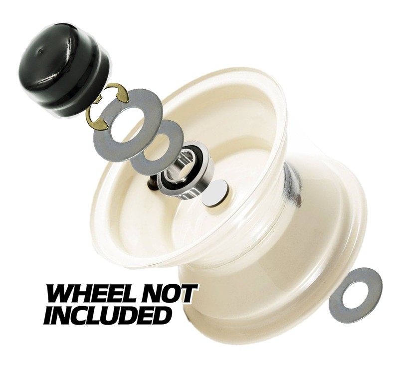Wheel Bushing to Bearing Conversion Kit for Husqvarna YTH22V46 YTH24V48 LGT2654+ gallery