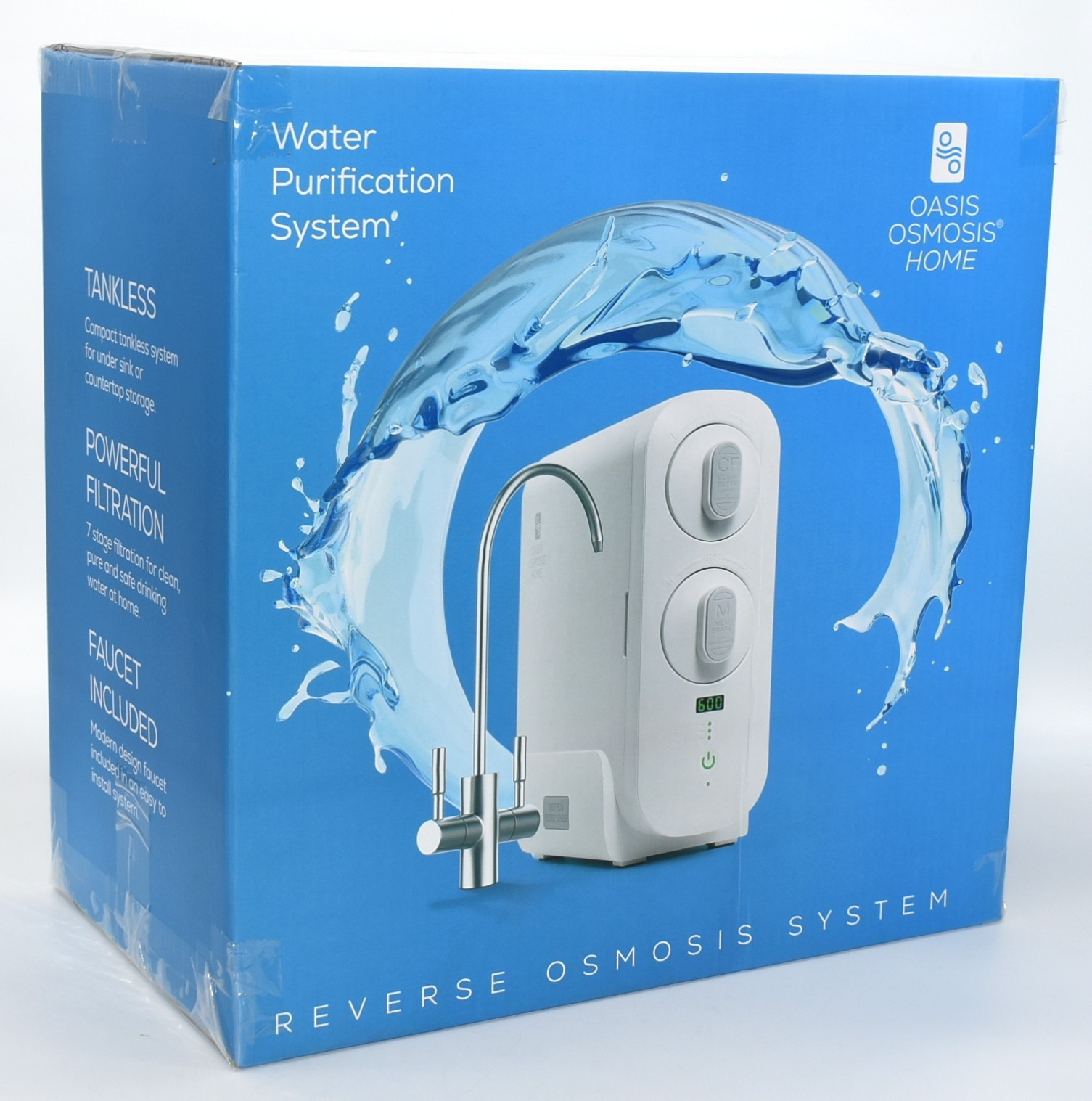 Tankless Reverse Osmosis System 600GPD Under Sink Water Filter RO Purification gallery