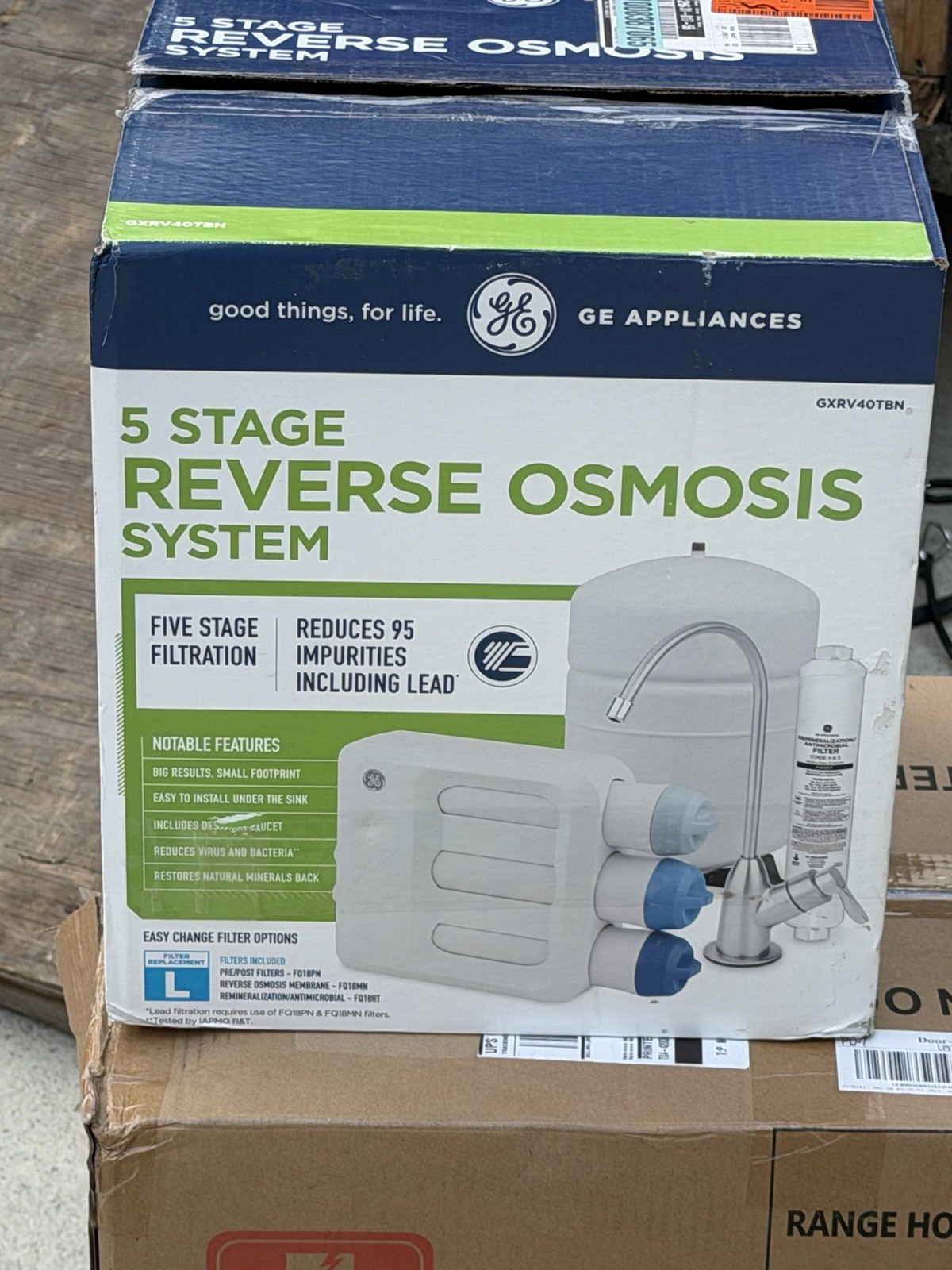 GE Appliances GXRV40TBN 5-Stage Reverse Osmosis Lead Removal For Aqua Optima gallery