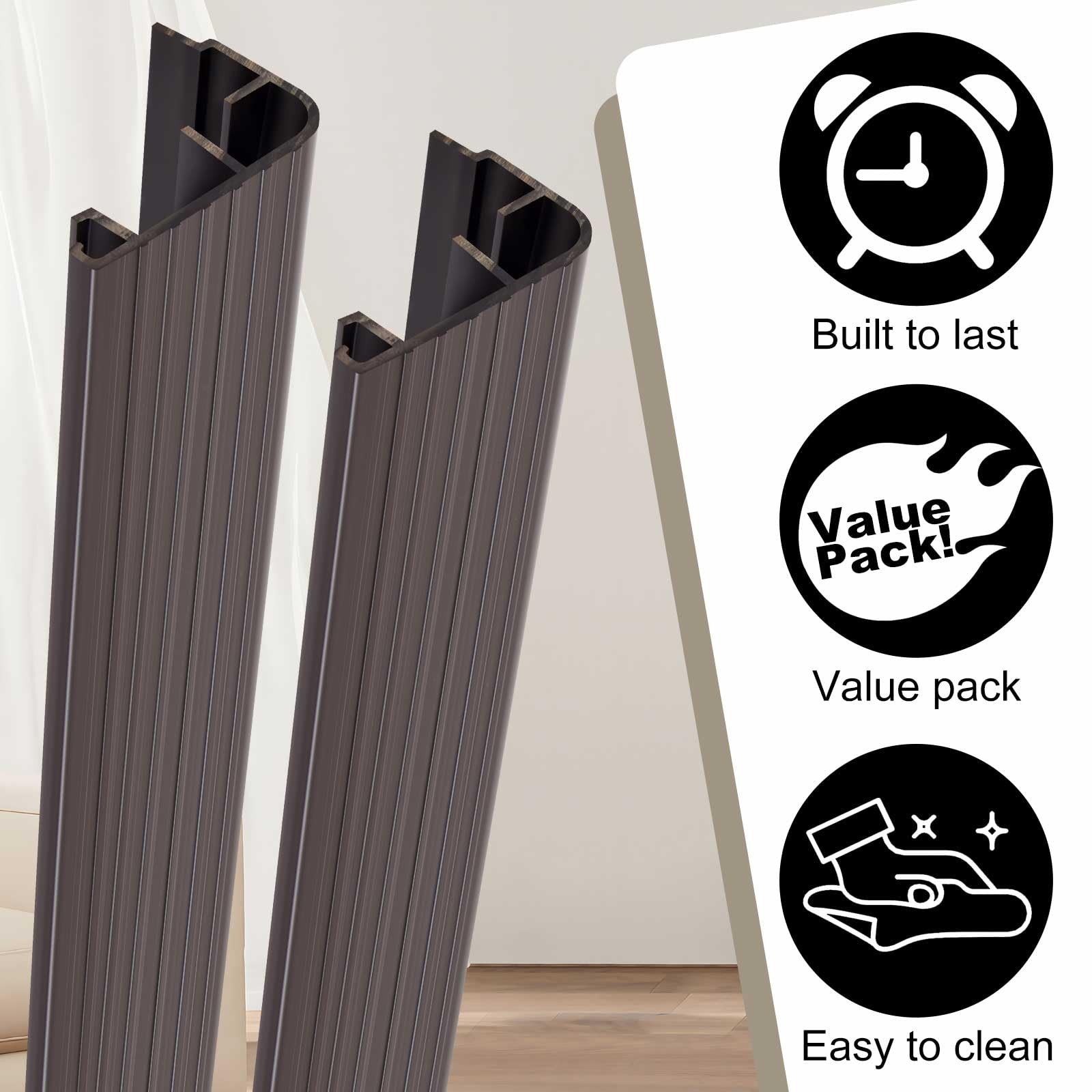 2 Pcs 36 L Fixed Vinyl Sill Cap 15/32 Inches High Exterior Door Threshold Sea gallery